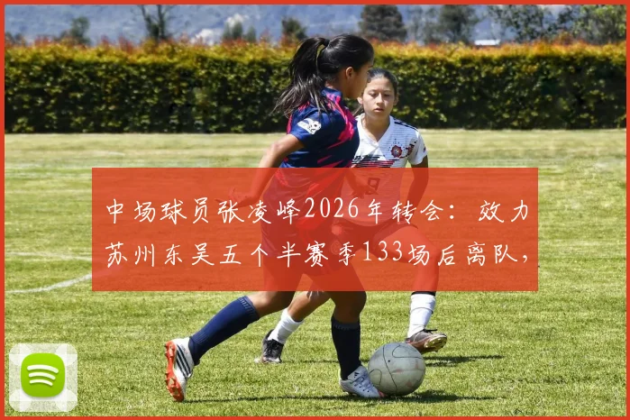 中场球员张凌峰2026年转会:效力苏州东吴五个半赛季133场后离队,未来去向引关注